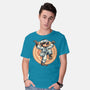 The Legend Of Karate Sloth-Mens-Basic-Tee-glitchygorilla