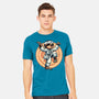 The Legend Of Karate Sloth-Mens-Heavyweight-Tee-glitchygorilla