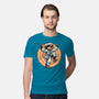 The Legend Of Karate Sloth-Mens-Premium-Tee-glitchygorilla