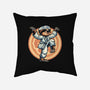 The Legend Of Karate Sloth-None-Removable Cover w Insert-Throw Pillow-glitchygorilla