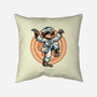 The Legend Of Karate Sloth-None-Removable Cover w Insert-Throw Pillow-glitchygorilla