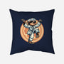 The Legend Of Karate Sloth-None-Removable Cover w Insert-Throw Pillow-glitchygorilla