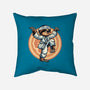 The Legend Of Karate Sloth-None-Removable Cover w Insert-Throw Pillow-glitchygorilla