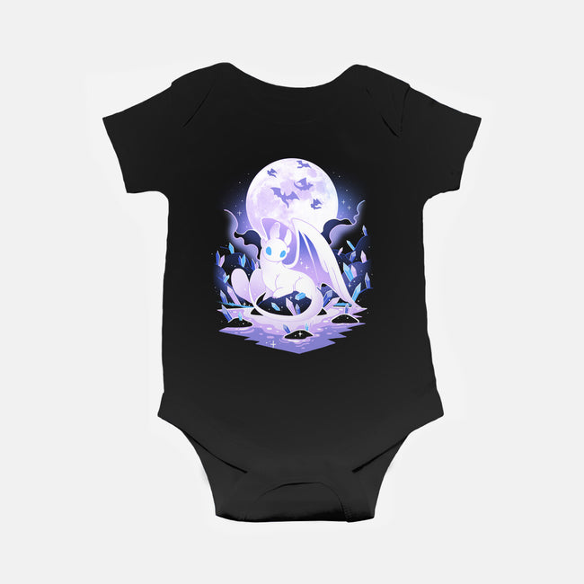 White Dragon-Baby-Basic-Onesie-Vallina84