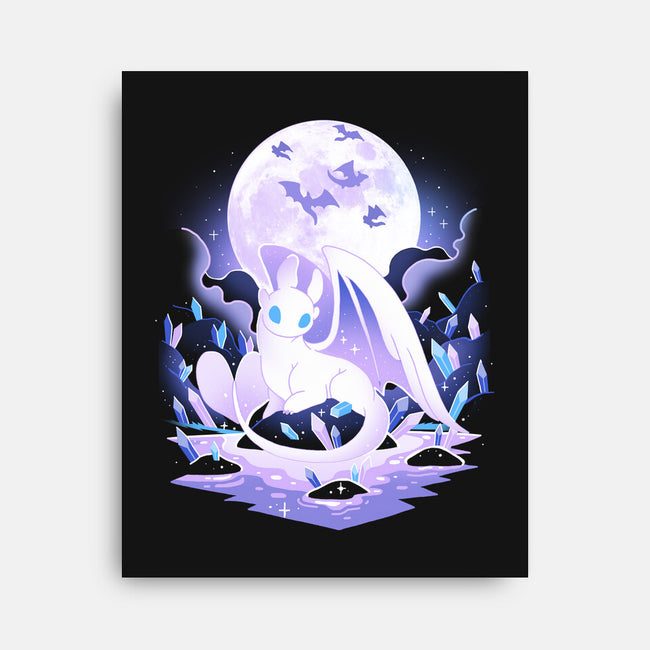 White Dragon-None-Stretched-Canvas-Vallina84