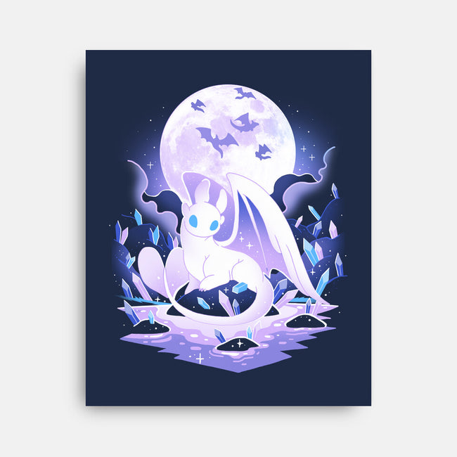 White Dragon-None-Stretched-Canvas-Vallina84