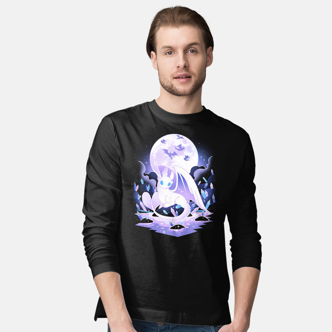 White Dragon-Mens-Long Sleeved-Tee-Vallina84