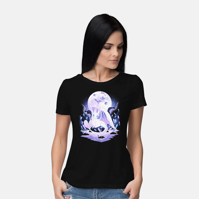 White Dragon-Womens-Basic-Tee-Vallina84