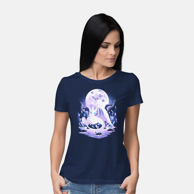 White Dragon-Womens-Basic-Tee-Vallina84