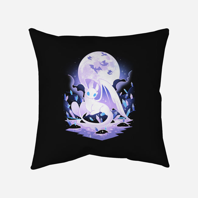 White Dragon-None-Removable Cover w Insert-Throw Pillow-Vallina84
