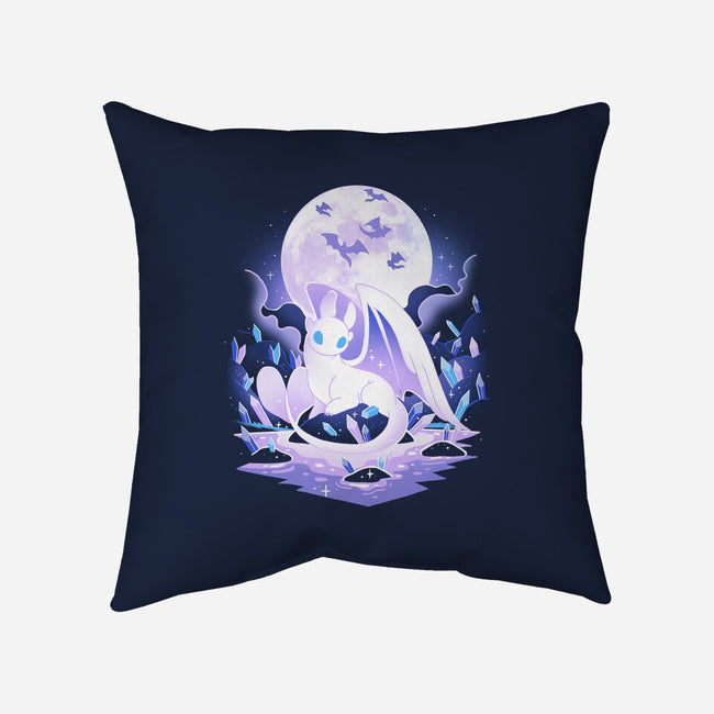 White Dragon-None-Removable Cover w Insert-Throw Pillow-Vallina84