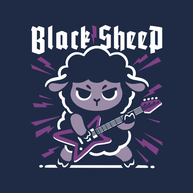 Black Sheep Rock Metal-Womens-V-Neck-Tee-NemiMakeit