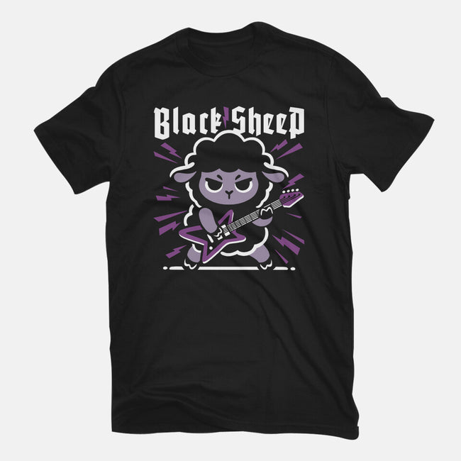 Black Sheep Rock Metal-Womens-Basic-Tee-NemiMakeit