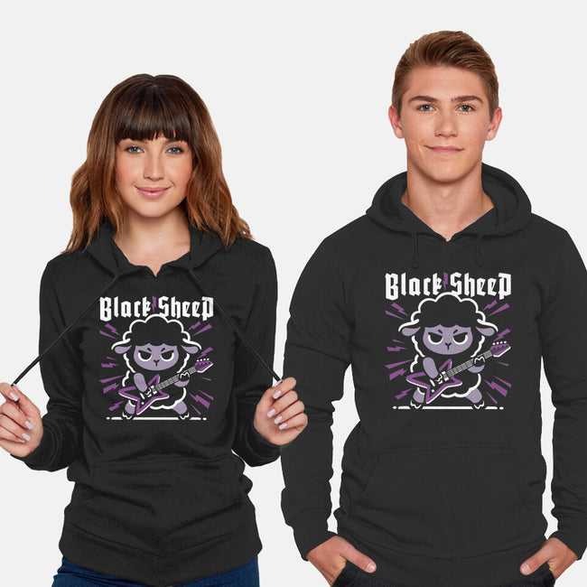 Black Sheep Rock Metal-Unisex-Pullover-Sweatshirt-NemiMakeit