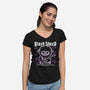 Black Sheep Rock Metal-Womens-V-Neck-Tee-NemiMakeit
