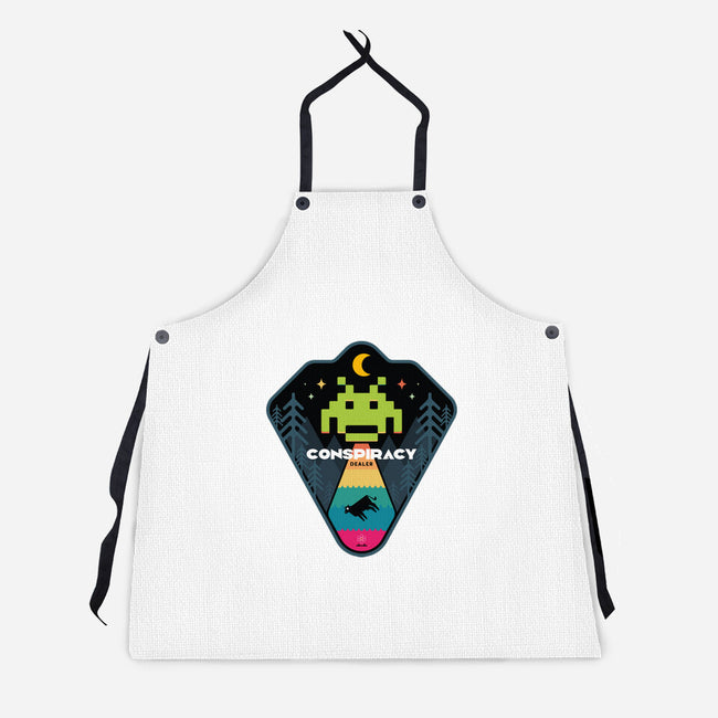 Conspiracy Dealer-Unisex-Kitchen-Apron-BadBox