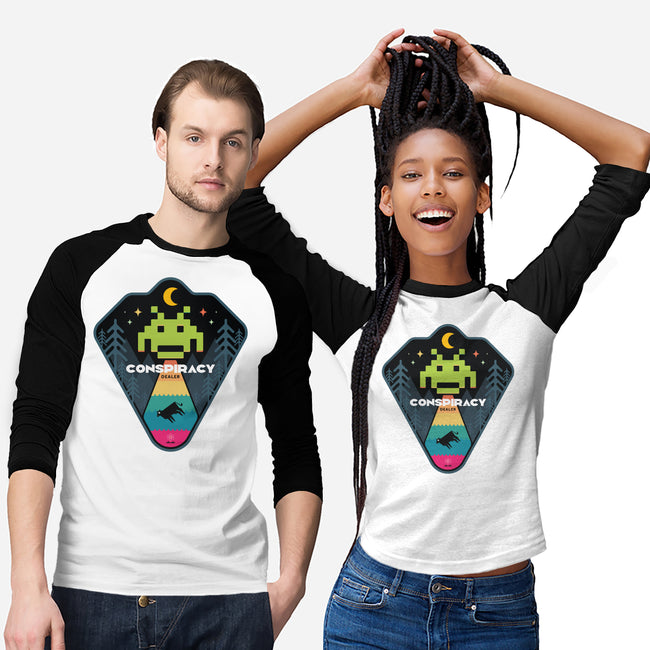 Conspiracy Dealer-Unisex-Baseball-Tee-BadBox