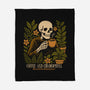 Coffee And Chlorophyll-None-Fleece-Blanket-Eoli Studio