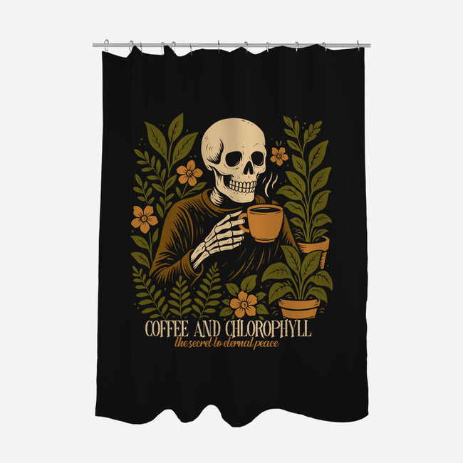 Coffee And Chlorophyll-None-Polyester-Shower Curtain-Eoli Studio