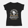 Squall Seed Academy Vintage-Womens-V-Neck-Tee-LAGELANTEE