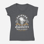 Squall Seed Academy Vintage-Womens-V-Neck-Tee-LAGELANTEE