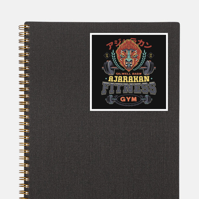 Ajarakan Fitness Emblem-None-Glossy-Sticker-LAGELANTEE
