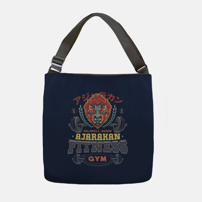 Ajarakan Fitness Emblem-None-Adjustable Tote-Bag-LAGELANTEE