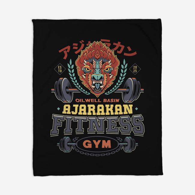 Ajarakan Fitness Emblem-None-Fleece-Blanket-LAGELANTEE