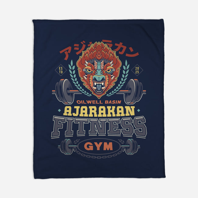 Ajarakan Fitness Emblem-None-Fleece-Blanket-LAGELANTEE