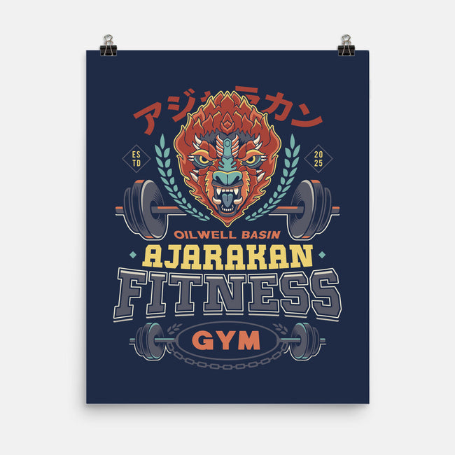 Ajarakan Fitness Emblem-None-Matte-Poster-LAGELANTEE