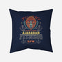 Ajarakan Fitness Emblem-None-Removable Cover w Insert-Throw Pillow-LAGELANTEE