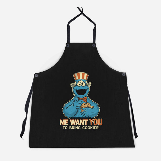 Bring Sam Cookies-Unisex-Kitchen-Apron-retrodivision