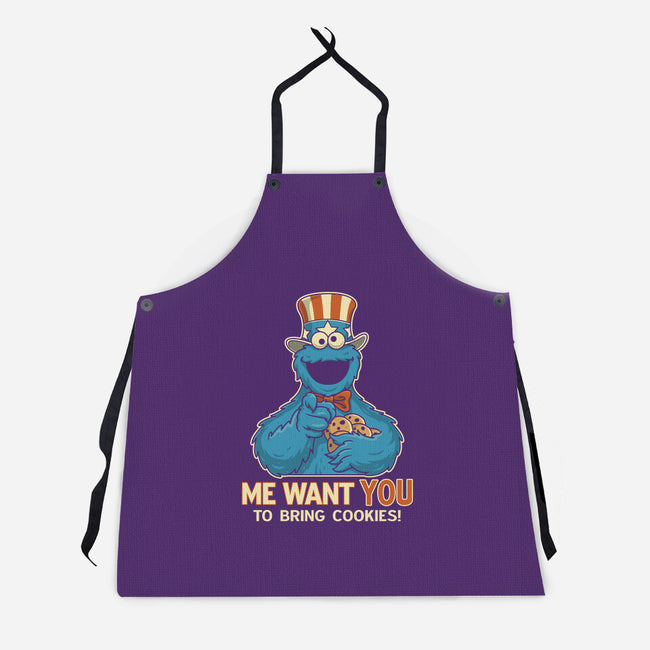 Bring Sam Cookies-Unisex-Kitchen-Apron-retrodivision
