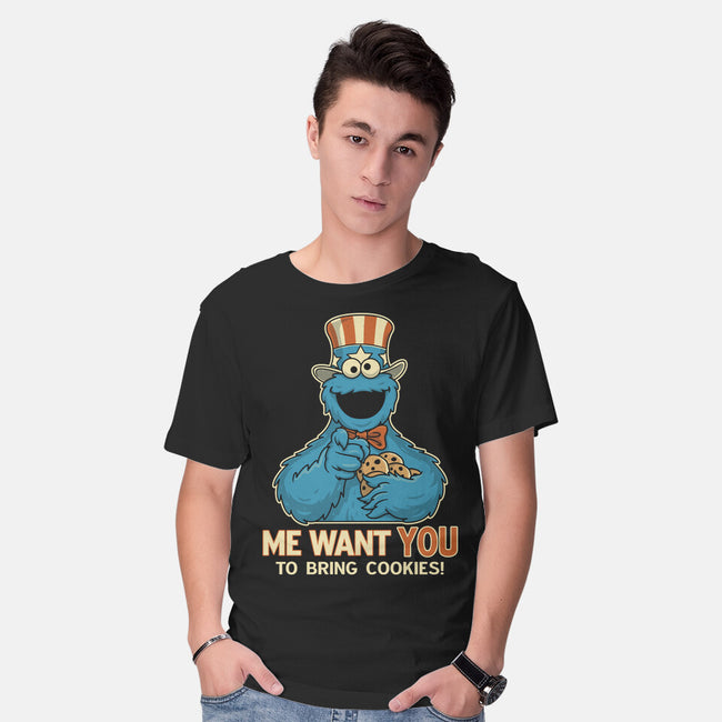 Bring Sam Cookies-Mens-Basic-Tee-retrodivision