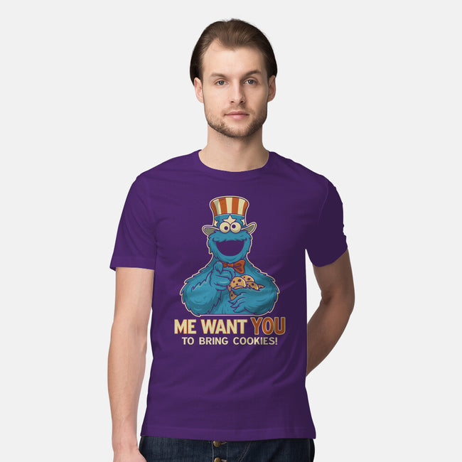 Bring Sam Cookies-Mens-Premium-Tee-retrodivision