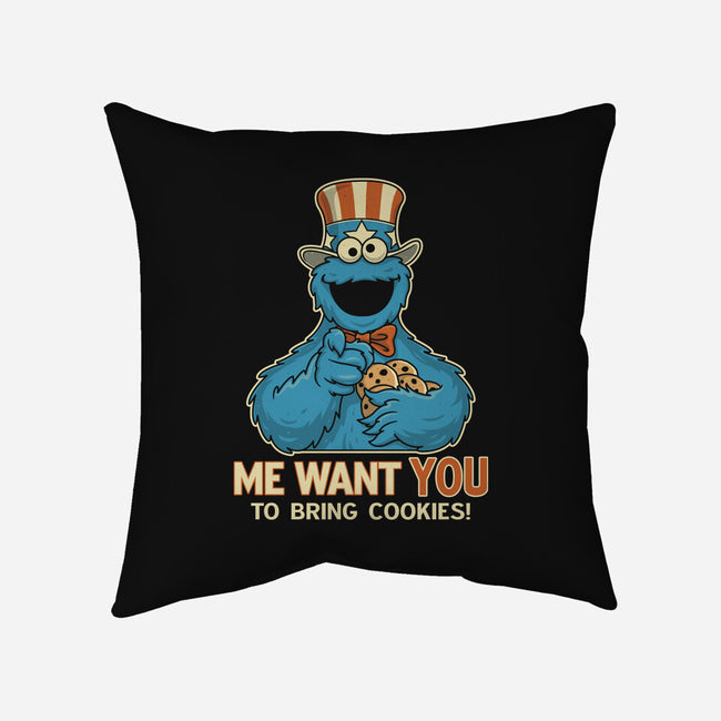 Bring Sam Cookies-None-Removable Cover w Insert-Throw Pillow-retrodivision