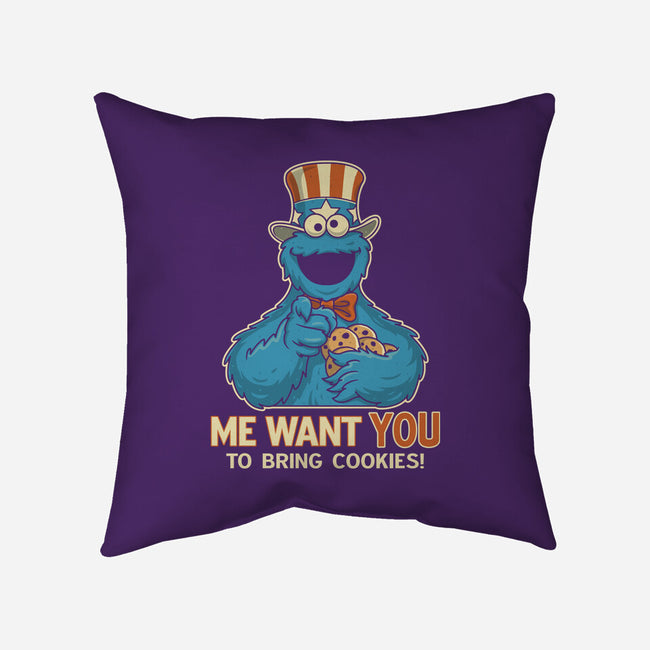 Bring Sam Cookies-None-Removable Cover w Insert-Throw Pillow-retrodivision