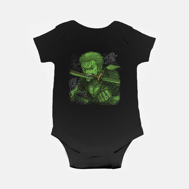 Pirate Hunter Swordsman-Baby-Basic-Onesie-constantine2454