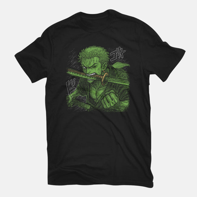 Pirate Hunter Swordsman-Mens-Heavyweight-Tee-constantine2454