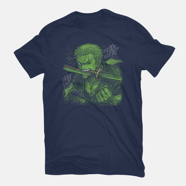 Pirate Hunter Swordsman-Womens-Fitted-Tee-constantine2454