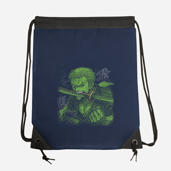 Pirate Hunter Swordsman-None-Drawstring-Bag-constantine2454