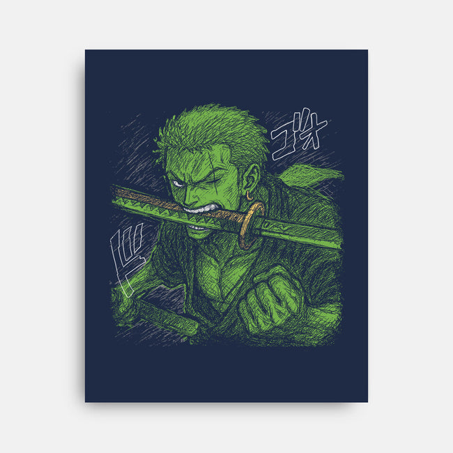 Pirate Hunter Swordsman-None-Stretched-Canvas-constantine2454