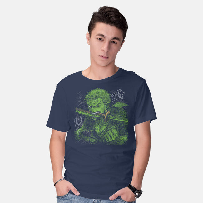 Pirate Hunter Swordsman-Mens-Basic-Tee-constantine2454