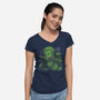Pirate Hunter Swordsman-Womens-V-Neck-Tee-constantine2454
