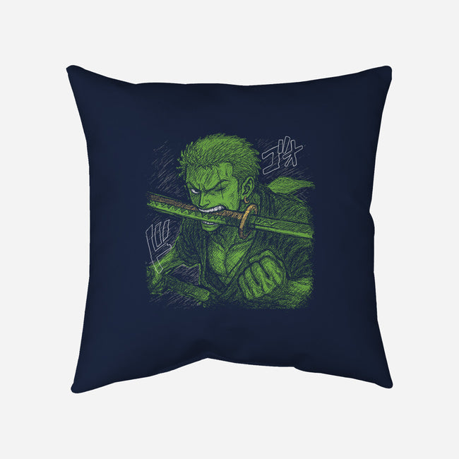 Pirate Hunter Swordsman-None-Removable Cover w Insert-Throw Pillow-constantine2454