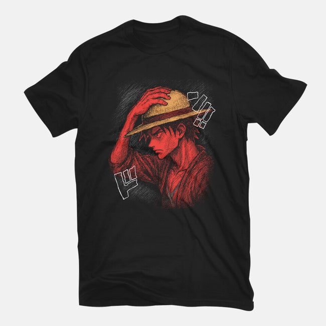 Mugiwara Pirate King-Womens-Fitted-Tee-constantine2454