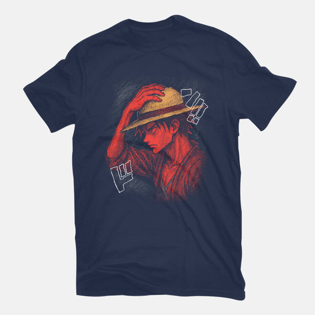 Mugiwara Pirate King-Womens-Fitted-Tee-constantine2454
