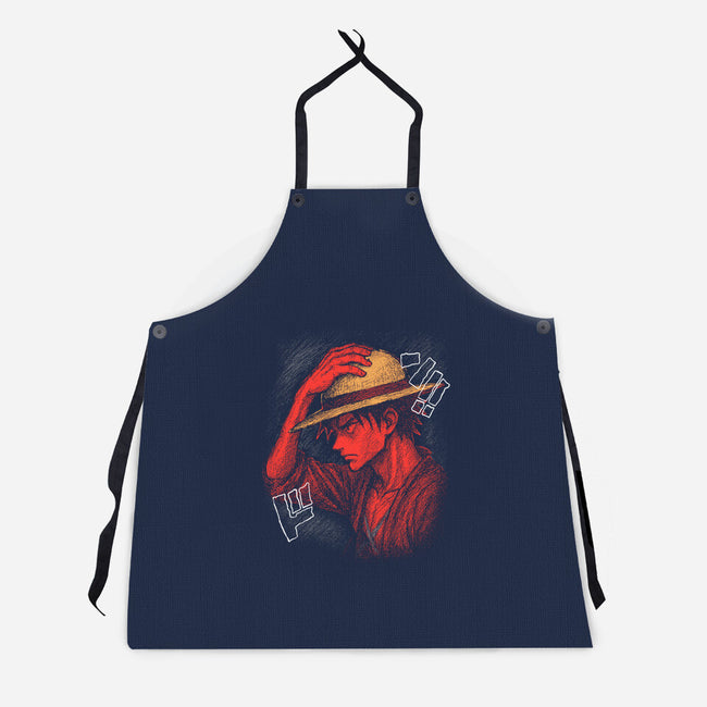 Mugiwara Pirate King-Unisex-Kitchen-Apron-constantine2454