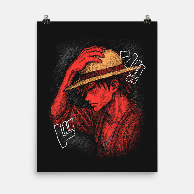 Mugiwara Pirate King-None-Matte-Poster-constantine2454