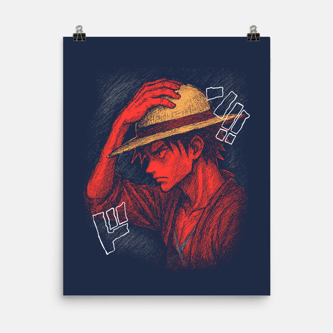 Mugiwara Pirate King-None-Matte-Poster-constantine2454
